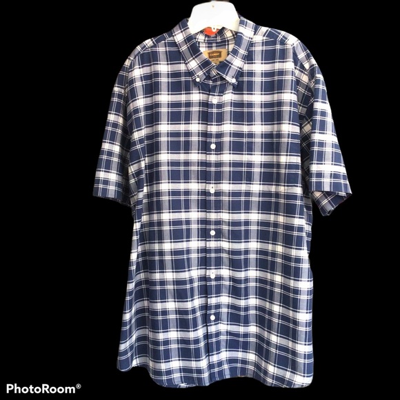 Plaid men’s short sleeve shirt - Picture 1 of 6
